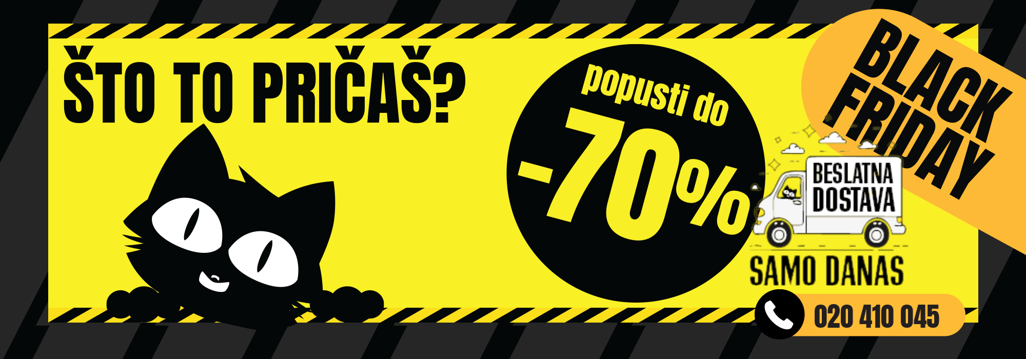 BESPLATNA DOSTAVA SAMO DANAS 16. NOVEMBRA!