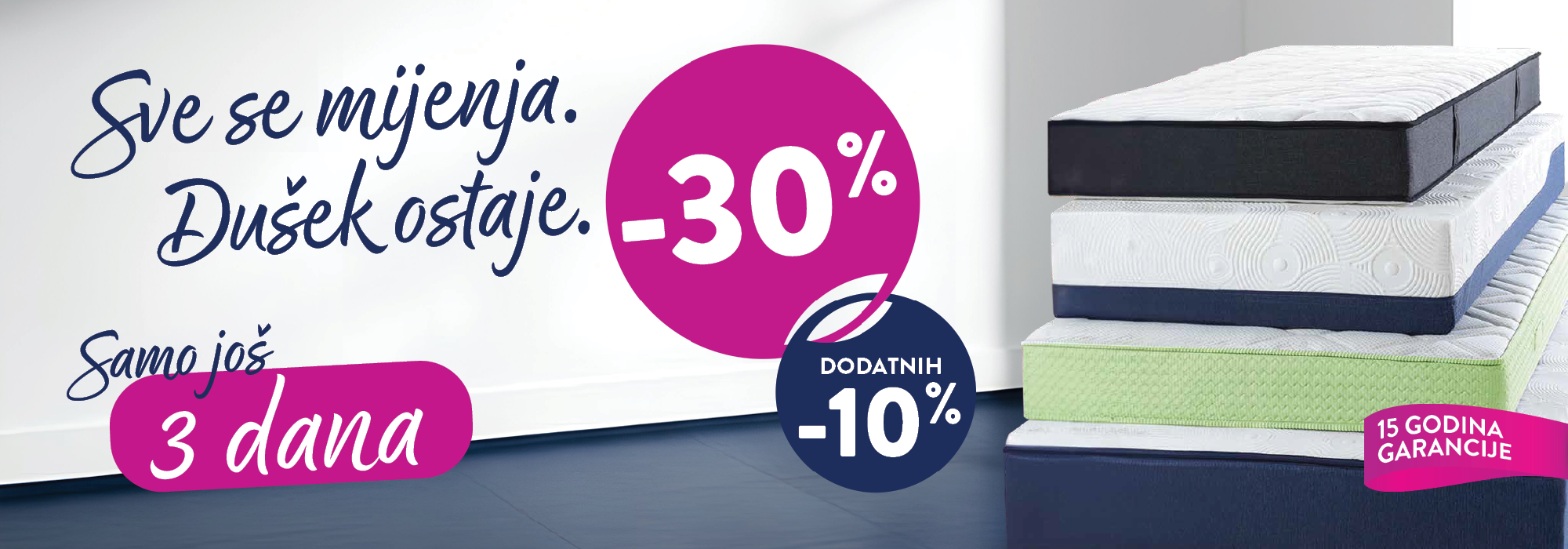 NASTAVLJAMO! DORMEO DANI SPAVANJA JOŠ SAMO 3 DANA! 
