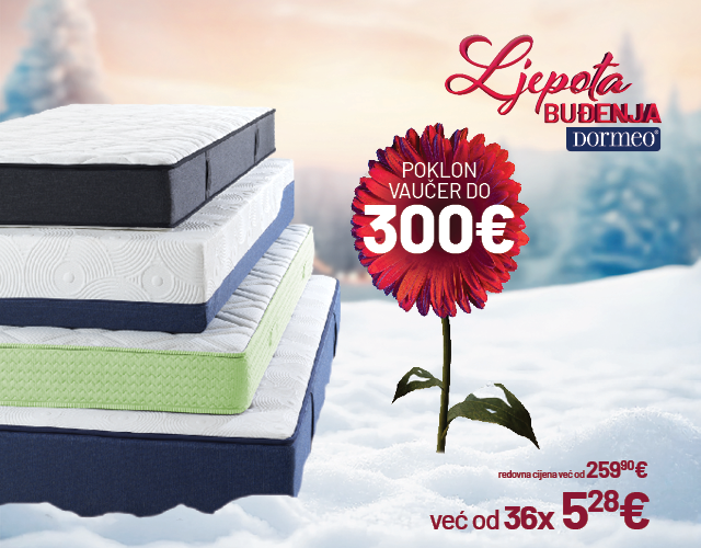 DO 300€ UŠTEDE UZ DUŠEKE! Samo Do 01.02!