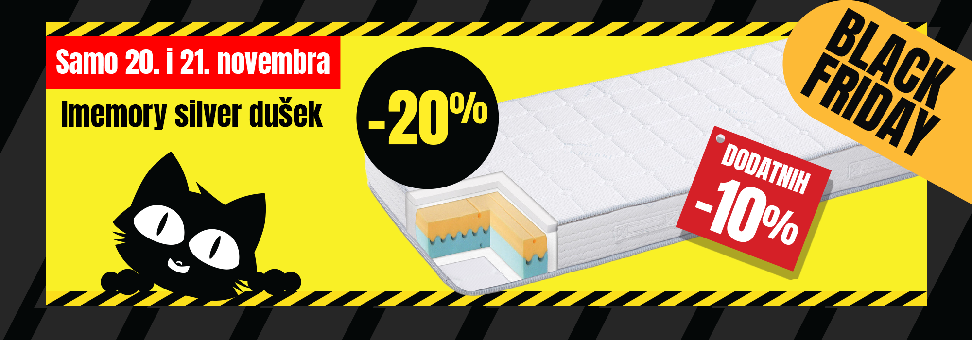 DODATNIH -10% UZ iMEMORY SILVER DUŠEK! SAMO DO 21.11!