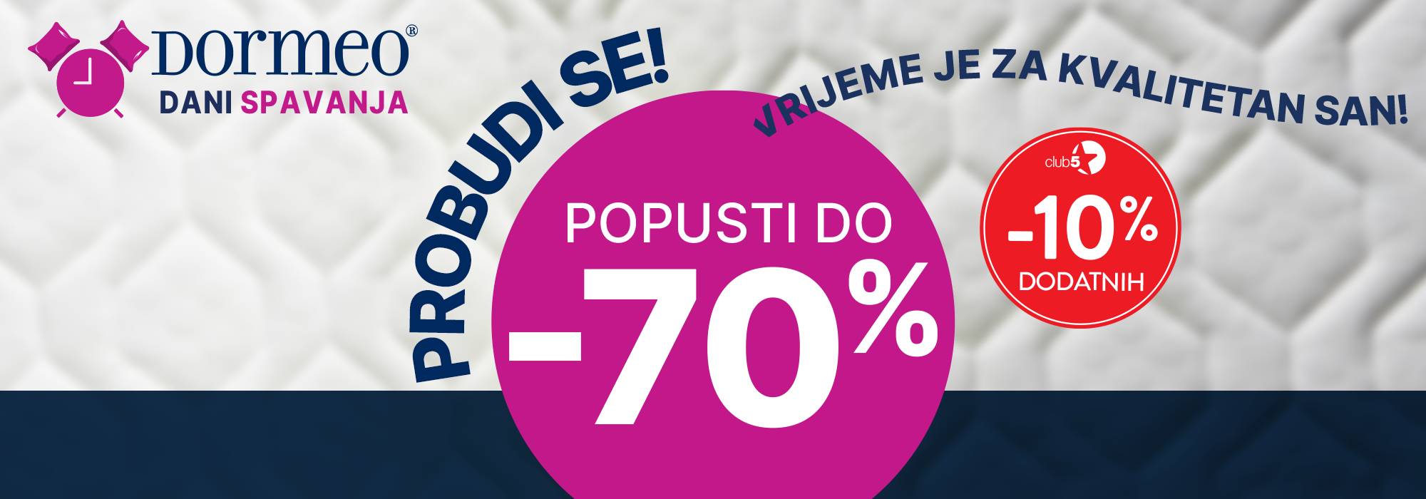 DANI SPAVANJA | DO -70% POPUSTA | DODATNIH -10% ZA CLUB 5*