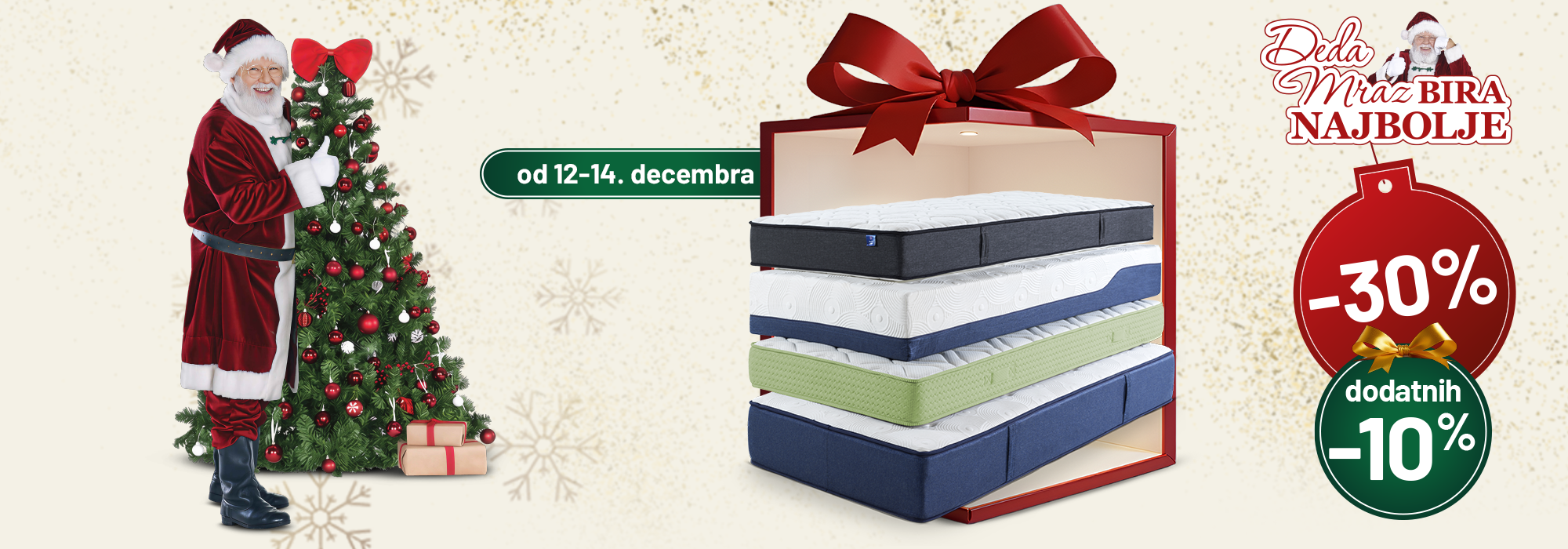 DUŠECI DO -30% + DODATNIH 10%! SAMO DO 14.12!