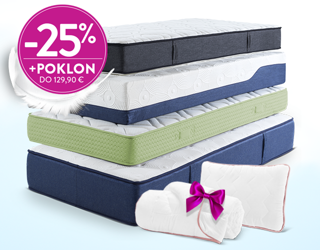 -25% + POKLON DREAM SET UZ DUŠEKE!