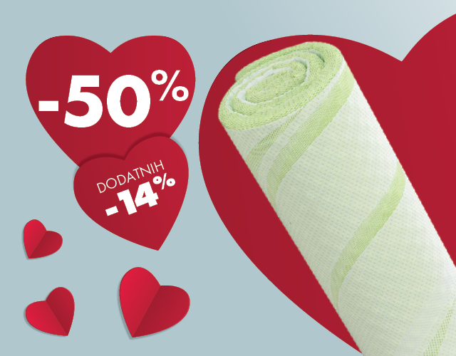 -50% + DODATNIH -14% UZ ALOE VERA NADDUŠEKE!