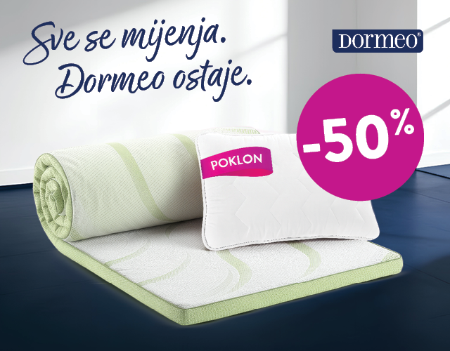 NE PROPUSTITE -50% + POKLON COMFY JASTUK