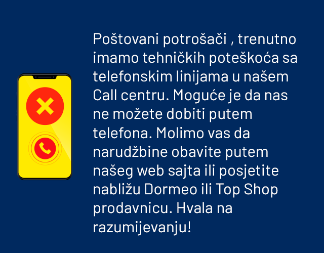Tehničke smetnje sa telefonskim linijama!