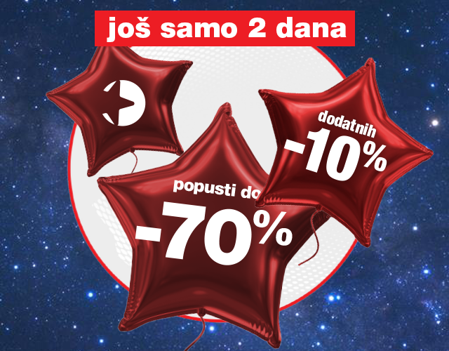 Club 5* popusti do -70% + DODATNIH-10%! Još samo 2 dana!