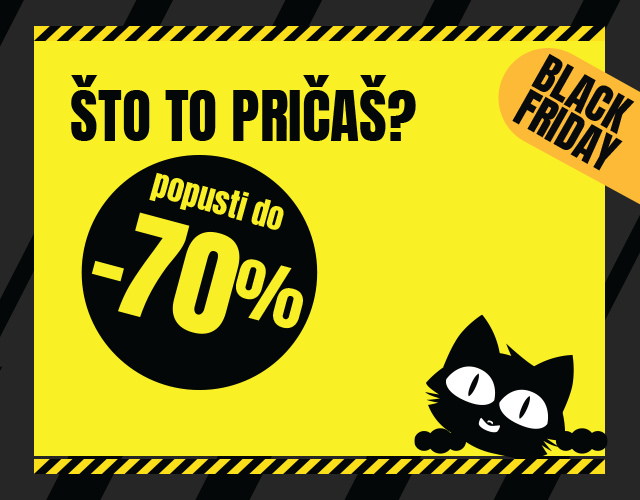 BLACK FRIDAY! POPUSTI DO -70%! DO 02.12!