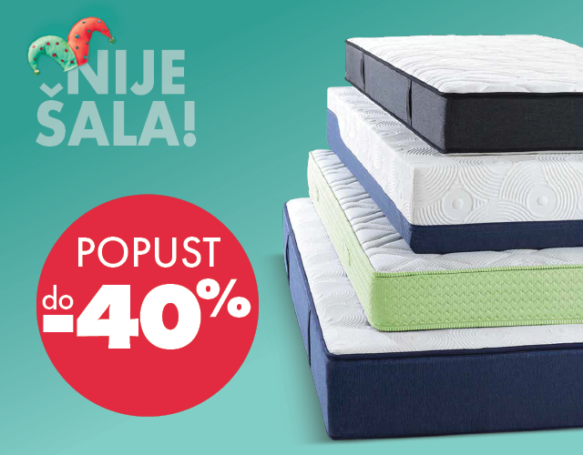 DO -40% uz Dormeo dušeke!