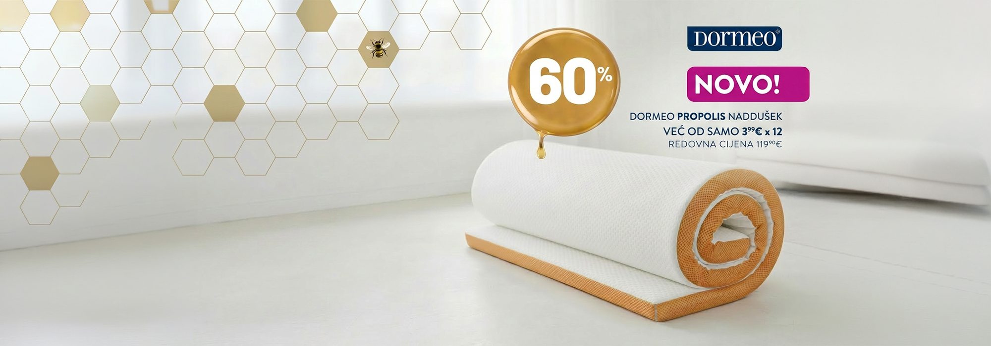NOVO! Dormeo Propolis naddušek